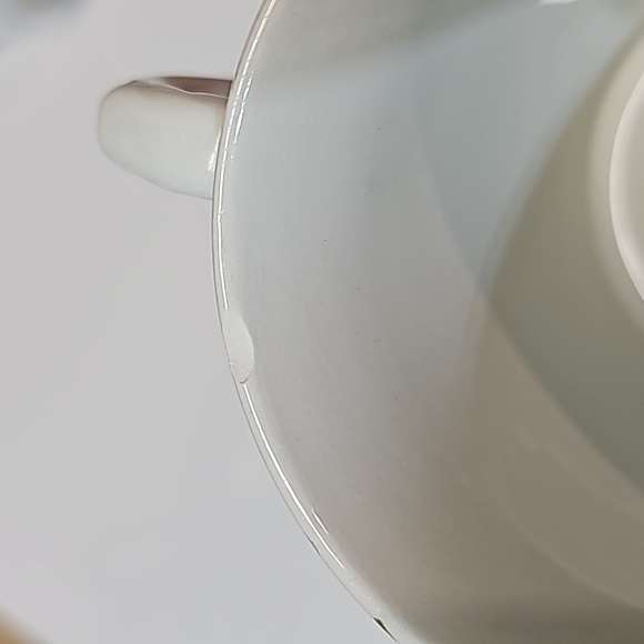 S/6 Vintage J & G Meakin England Floral Forget Me Not Green Teacups, As-is - Picture 13 of 16